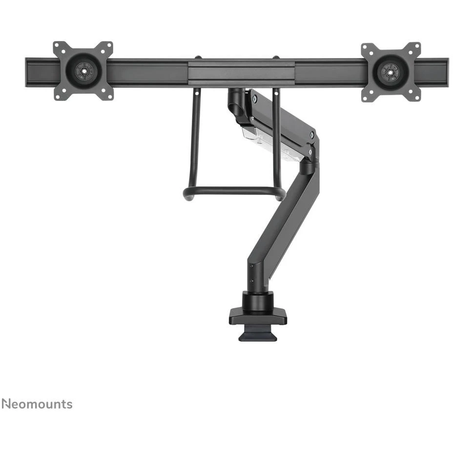Laikiklis Neomounts NM-D775DX dvigubo monitoriaus rankena, juoda