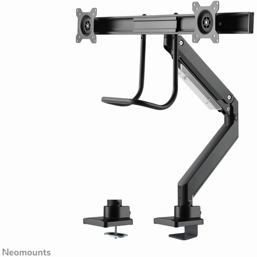 Laikiklis Neomounts NM-D775DX dvigubo monitoriaus rankena, juoda