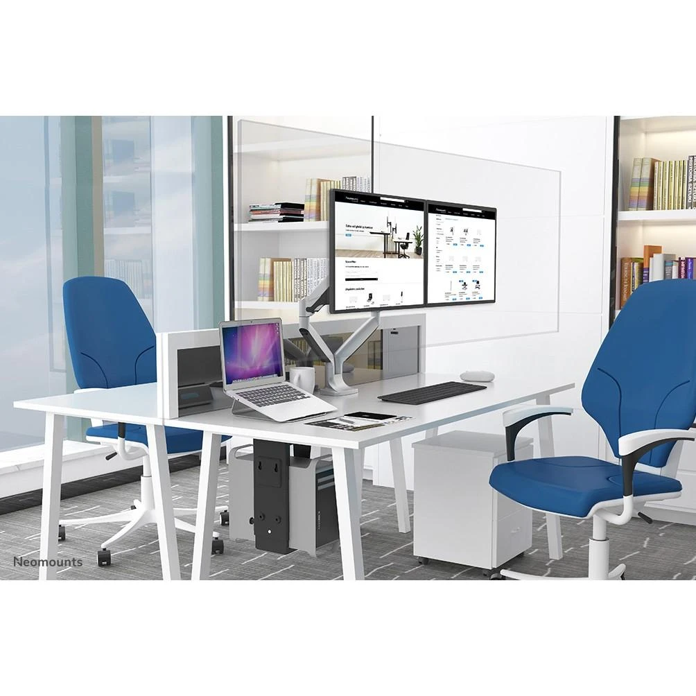NeoMounts Nešiojamas kompiuteris Desk Stand (ergonomic), c:Sidabrinis