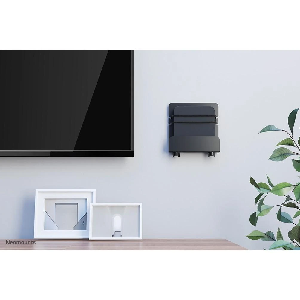 „NEOMOUNTS BY NEWSTAR UNIVERSAL MEDIABOX“ LAIKIKLIS, 32–46 MM GYLIO (TAIP PAT TINKA „APPLE TV“)
