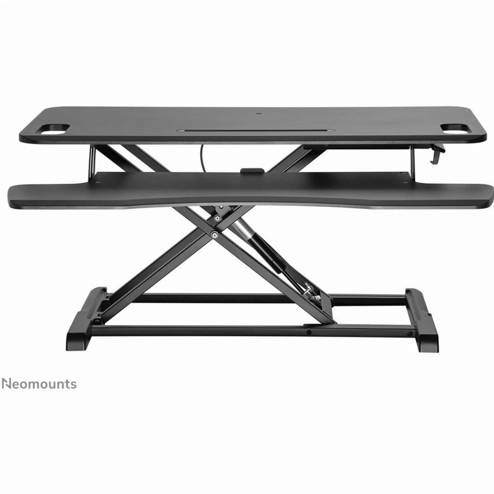 Laikiklis „NEOMOUNTS BY NEWSTAR WORKSTATION“ – SĖDIMO-STOVIMO DARBO VIETA (AUKŠČIO REGULIAVIMAS: 11–51 CM)