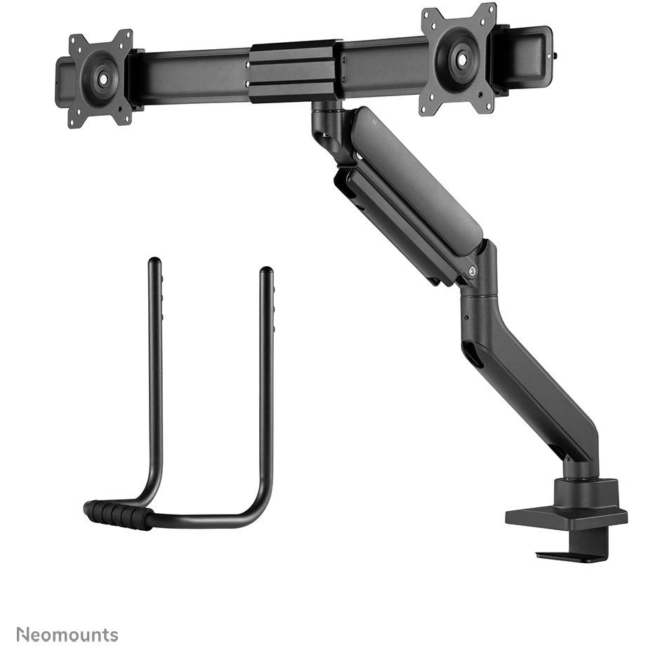 Laikiklis NEOMOUNTS BY NEWSTAR DS75-450BL2 FULL MOTION MONITORIUS DESK MOUNT FOR 17-32" SCREENS - Juodas