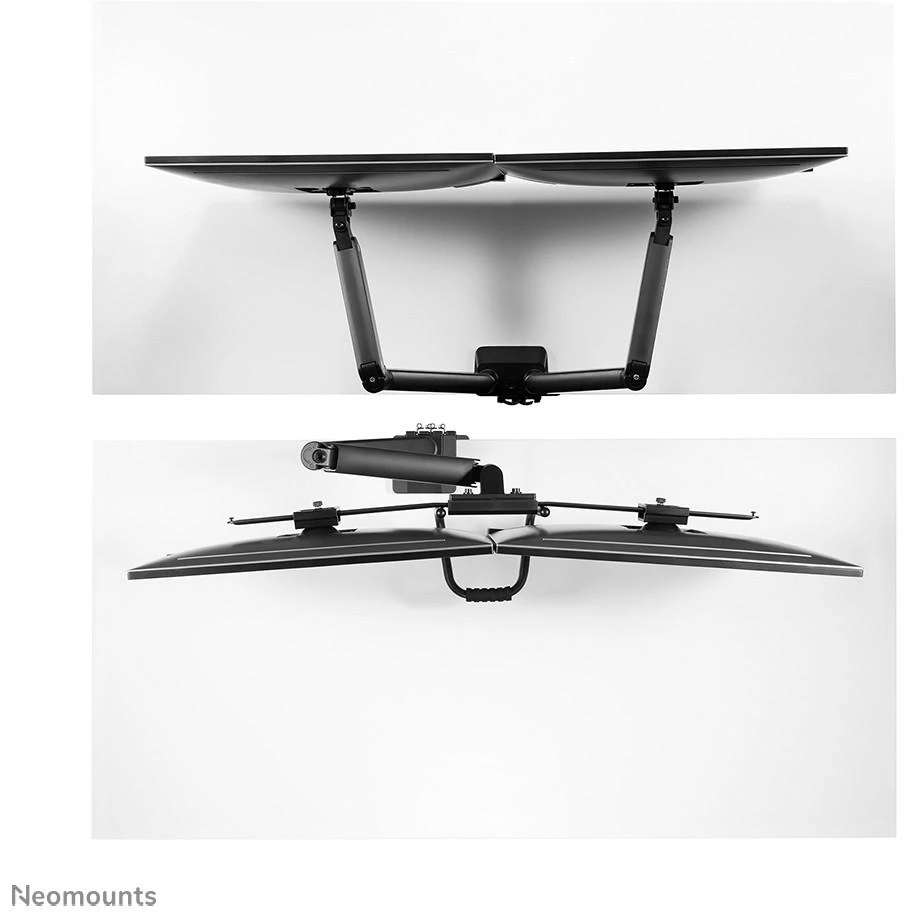 Laikiklis NEOMOUNTS BY NEWSTAR DS75-450BL2 FULL MOTION MONITORIUS DESK MOUNT FOR 17-32" SCREENS - Juodas