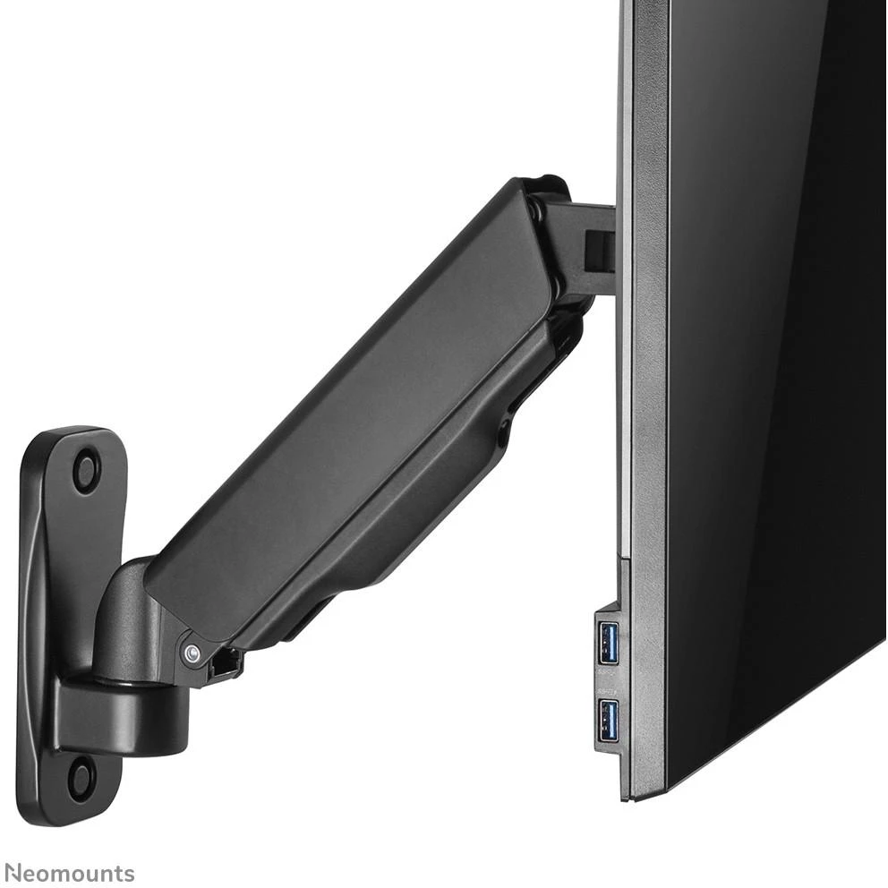 Laikiklis NEOMOUNTS BY NEWSTAR WALL MOUNTED GAS SPRING MONITORIUS ARM (2 PIVOTS VESA 100X100)