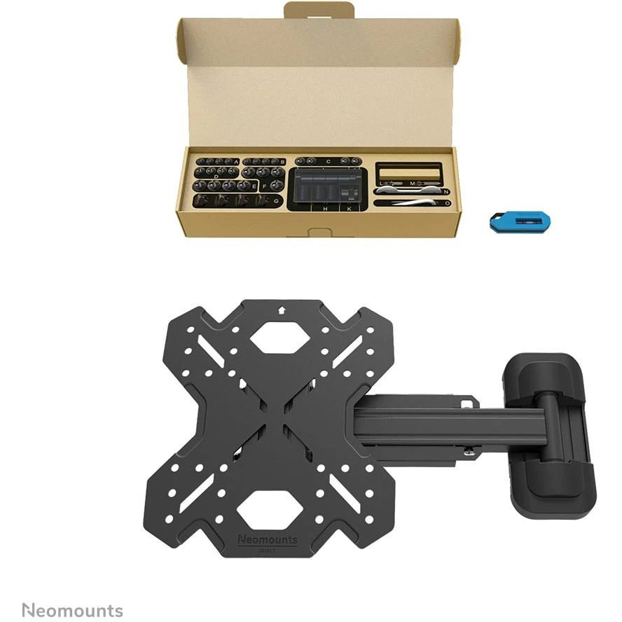 Laikiklis NEOMOUNTS SELECT SCREEN WALL MOUNT (FULL MOTION, 2 PIVOTS, VESA 200X200)