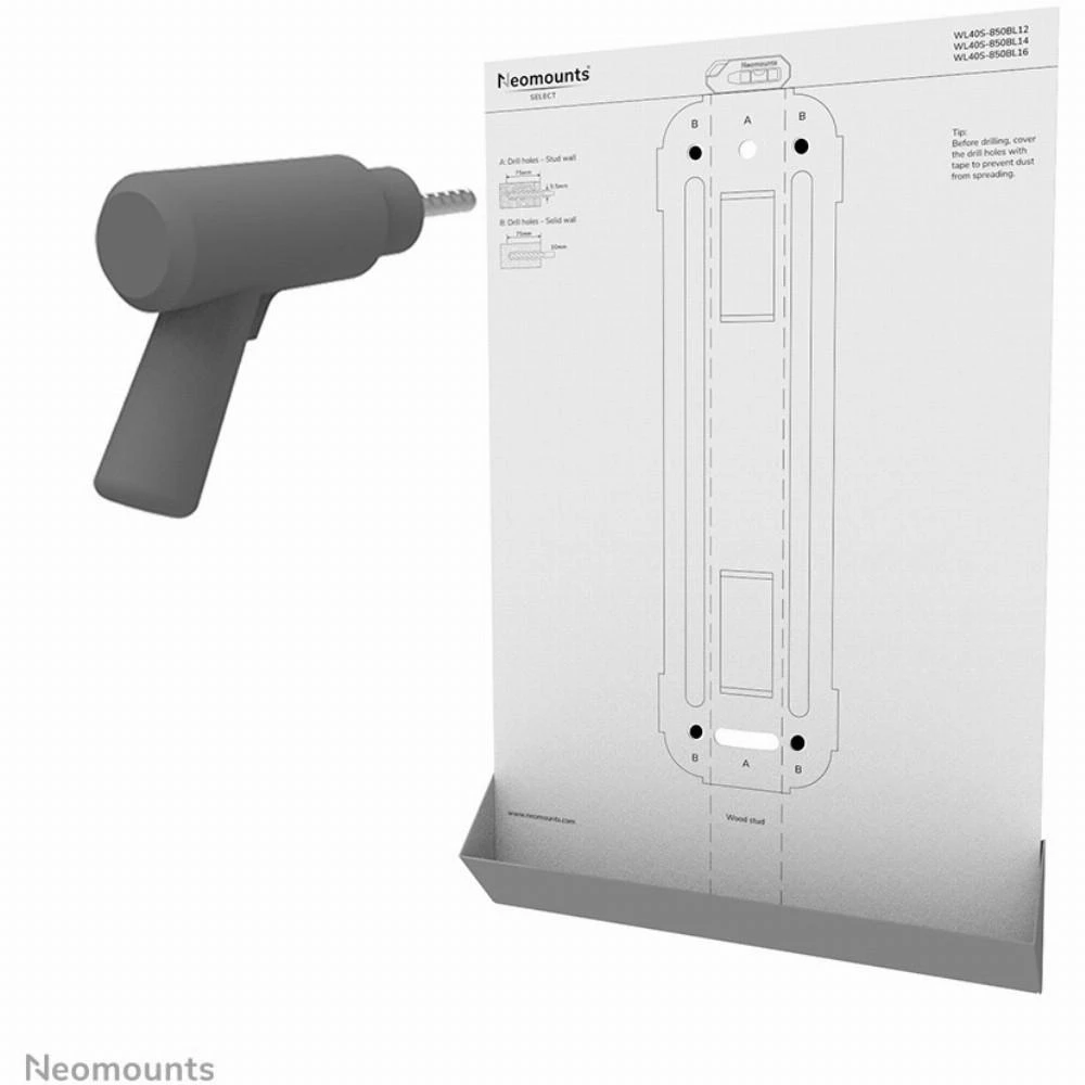 Laikiklis NEOMOUNTS SELECT SCREEN WALL MOUNT (FULL MOTION, 3 PIVOTS, VESA 200X200)