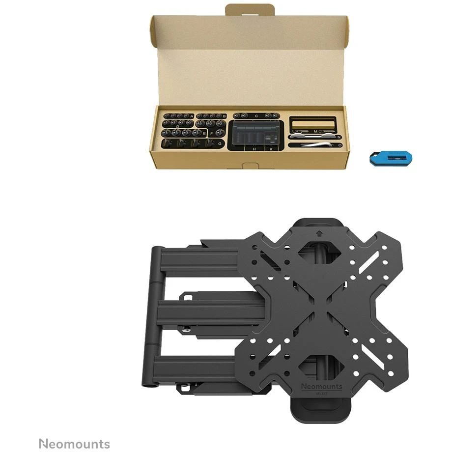 Laikiklis NEOMOUNTS SELECT SCREEN WALL MOUNT (FULL MOTION, 3 PIVOTS, VESA 200X200)