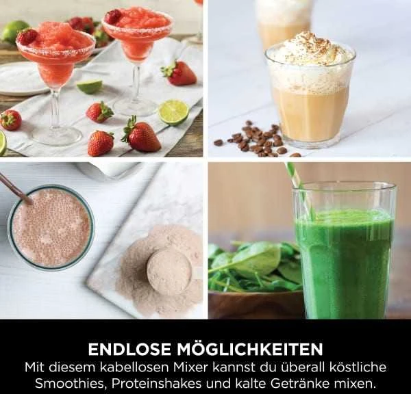 Ninja Kitchen Belaidė kokteilinė BC151EUBK