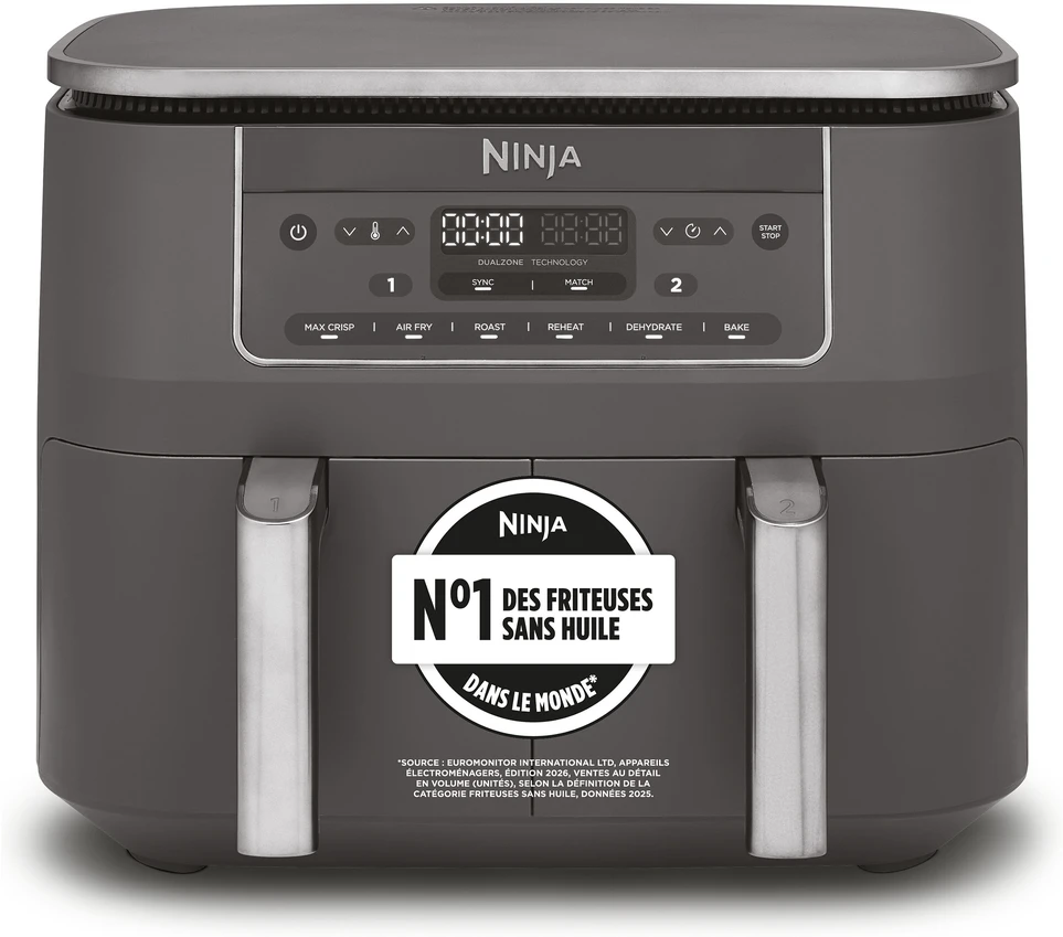 Karšto oro gruzdintuvė Ninja DZ300EU, 2470 W, 7,6 l