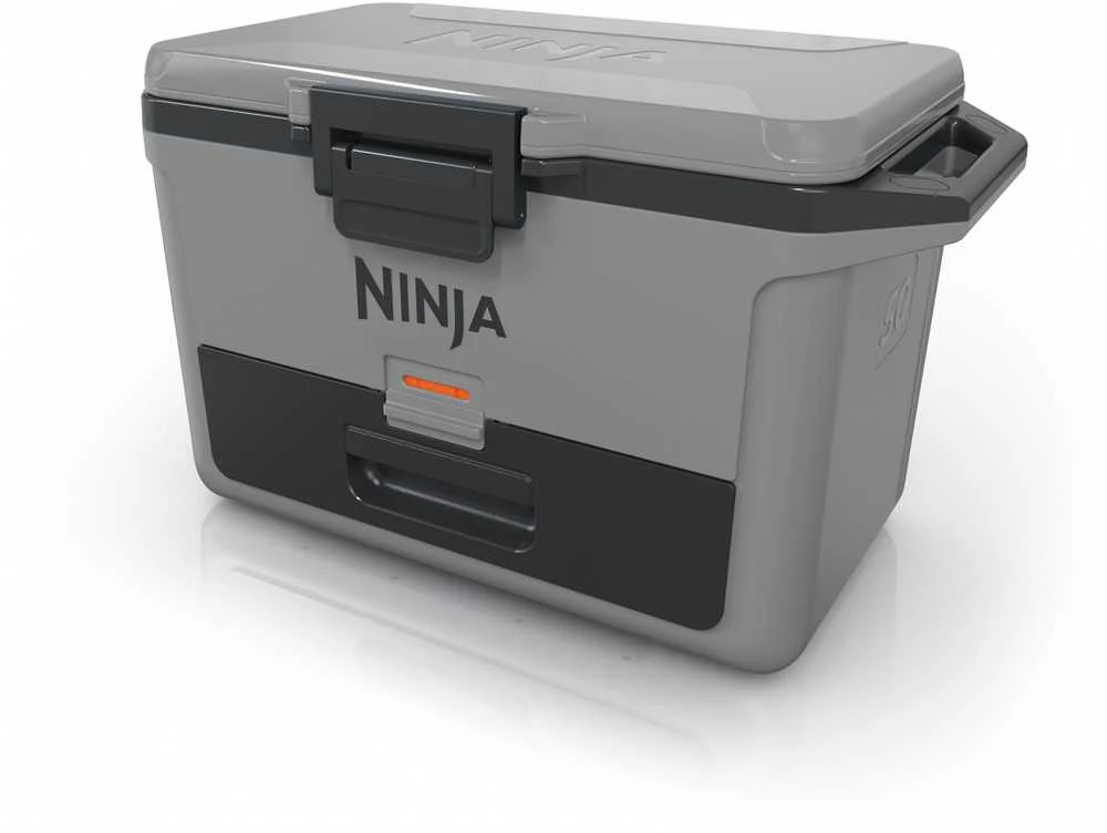 Ninja FrostVault 47L pilkas šaltkrepšis su priekiniu stalčiumi