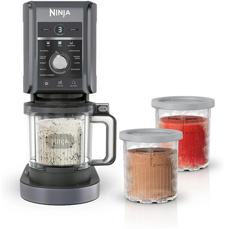Ledų gaminimo aparatas Ninja CREAMi Deluxe NC502EU