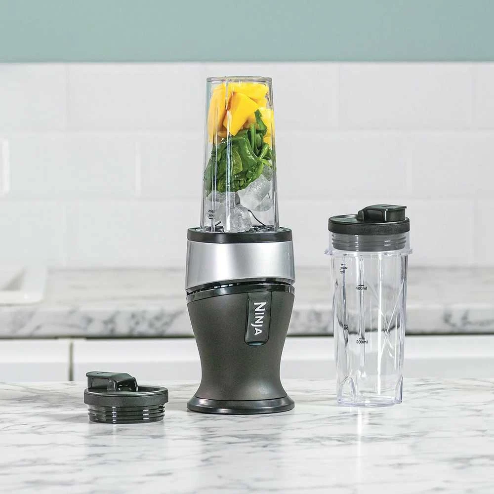 Ninja Kitchen Kokteilių plaktuvas QB3001EUS, Juodos / Sidabrinės spalvos