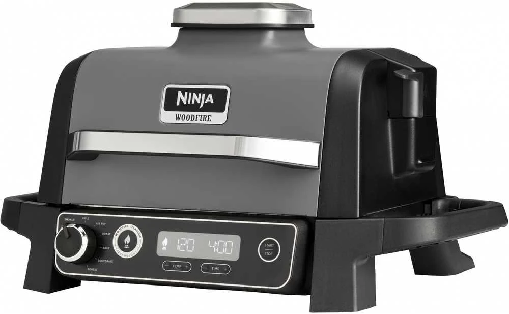 Ninja Kitchen Woodfire™ Lauko grilis/kepsninė