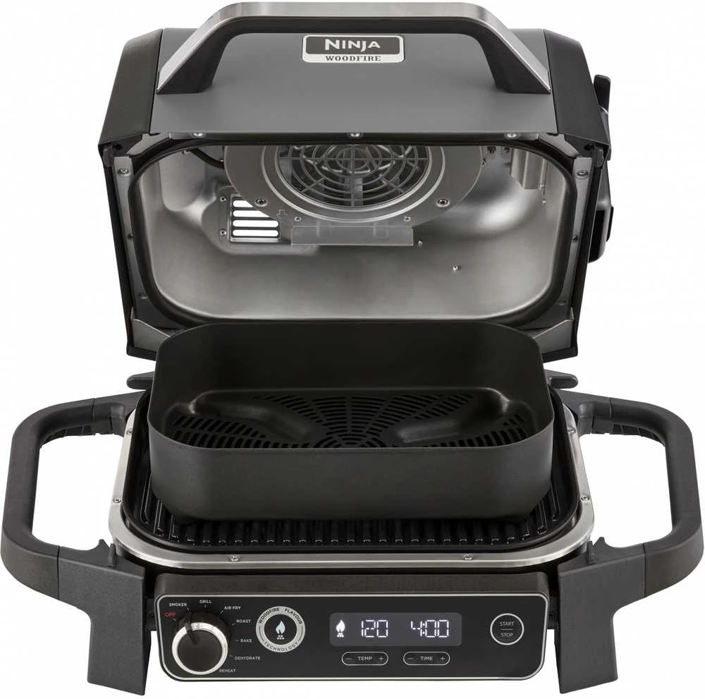 Ninja Kitchen Woodfire™ Lauko grilis/kepsninė