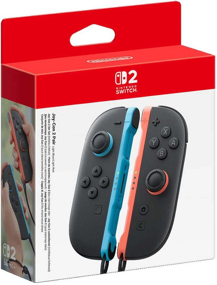 Mėlyna Nintendo Joy-Con 2 Pair Light Mėlyna/Light Raudona