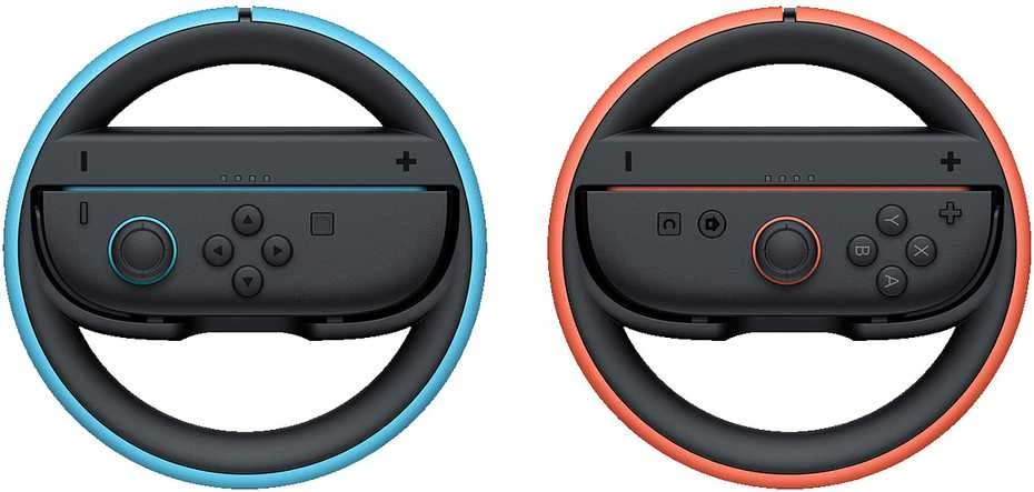 Nintendo Joy-Con 2 Wheel Pora Vairai 2 vnt. Mėlyna, Raudona