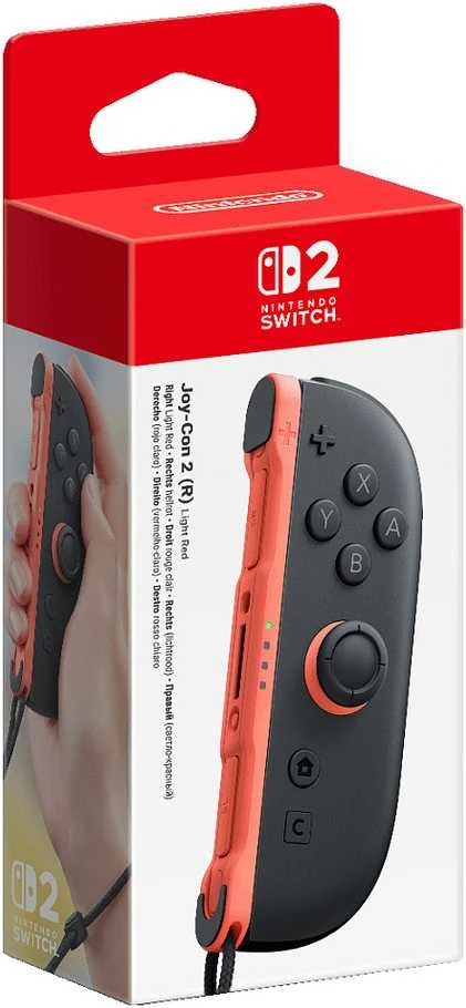 Nintendo 10015101 žaidimų valdiklis Juoda, Raudona „Bluetooth“ Vairalazdė Analoginis / skaitmeninis „Nintendo Switch 2“