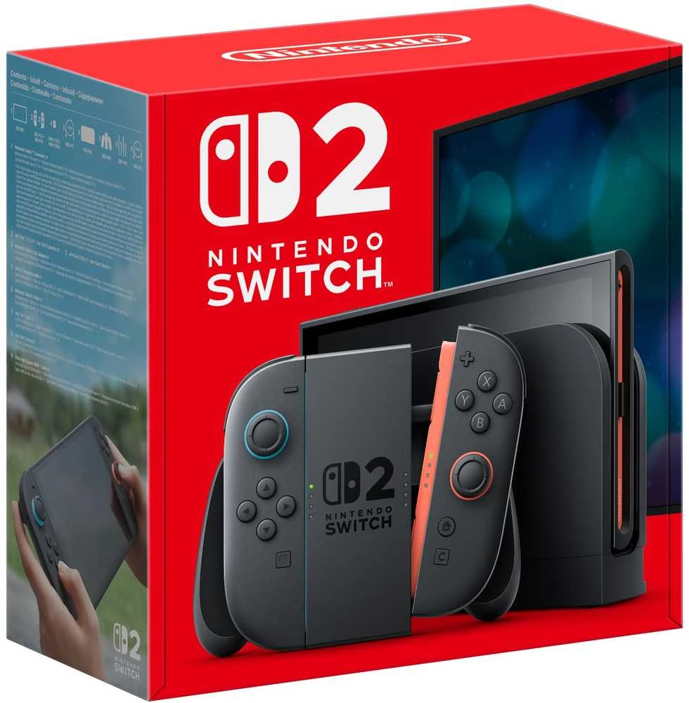 Nintendo Switch 2 portable game console 20.1 cm (7.9") 256 GB Jutiklinis ekranas Wi-Fi Juodas