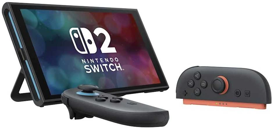 Nešiojama žaidimų konsolė Nintendo Switch 2, 7.9", 256 GB, Wi-Fi, Juoda + Mario Kart World žaidimas