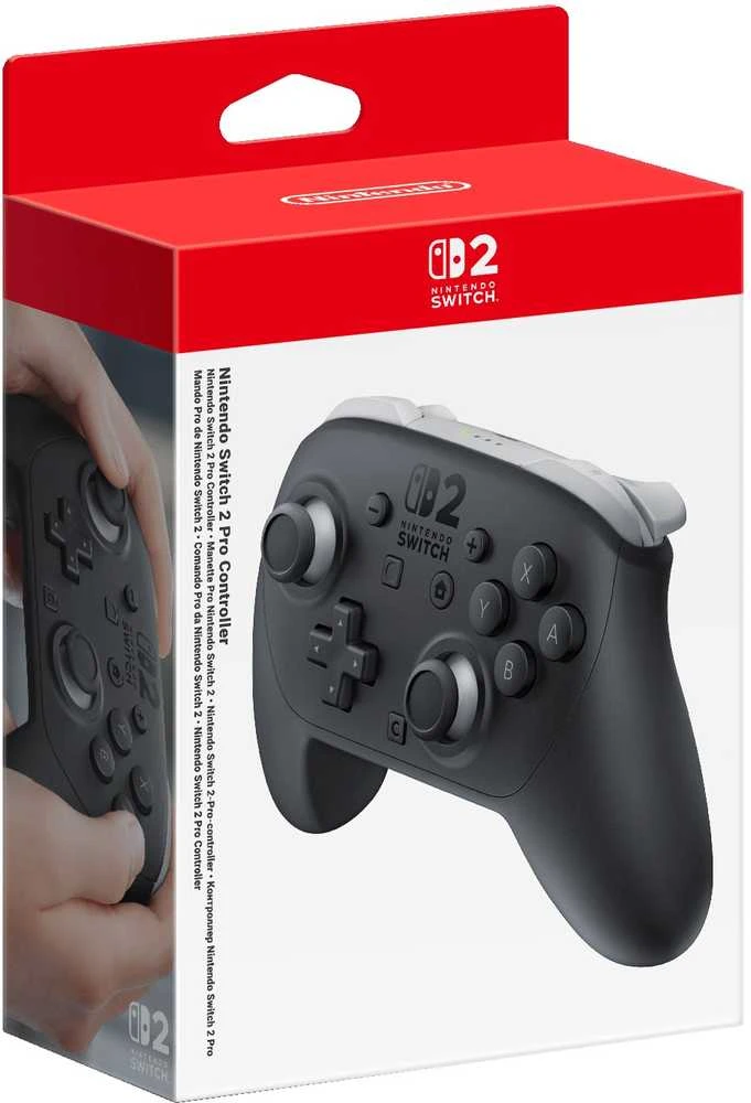 „Nintendo Switch 2 Pro“ valdiklis Juodas „Bluetooth“ žaidimų pultas Analoginis / skaitmeninis „Nintendo Switch 2“