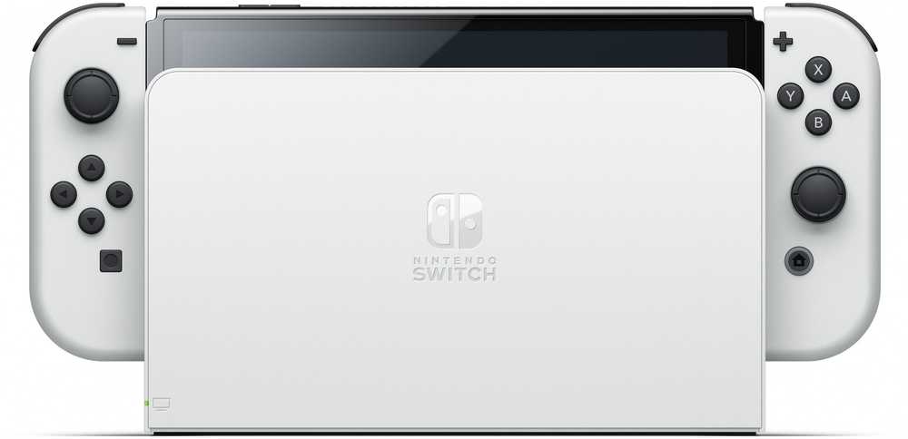 Nintendo Switch OLED konsolė (su baltais Joy-Con)