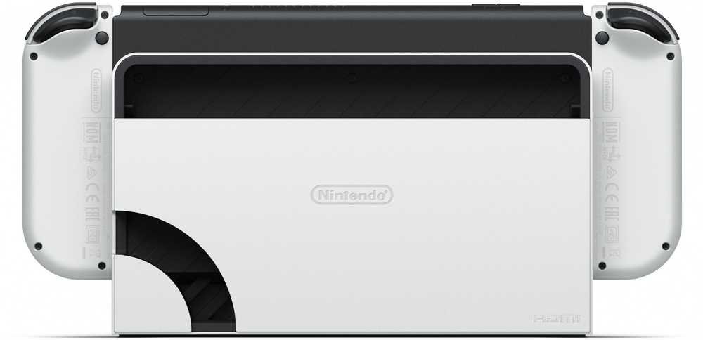 Nintendo Switch OLED konsolė (su baltais Joy-Con)
