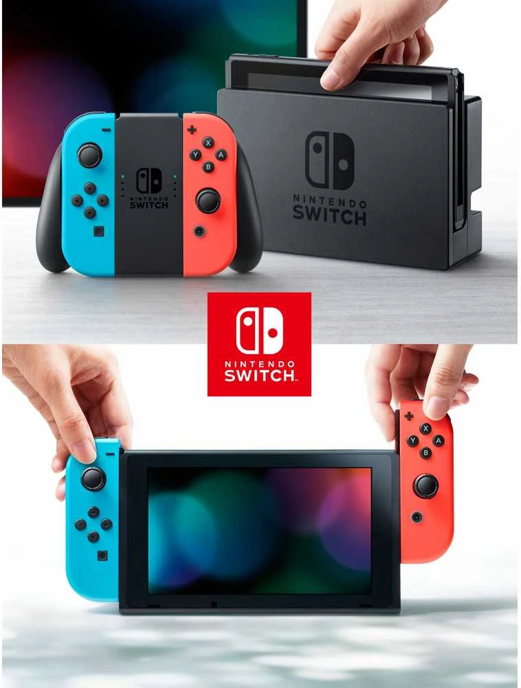 Nintendo Switch (Raudona / Mėlyna)