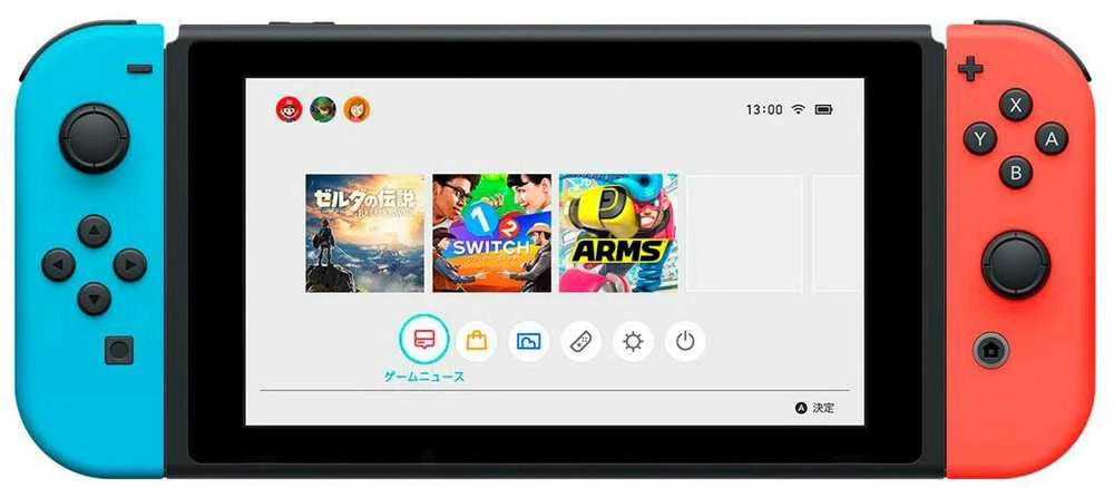 Nintendo Switch (Raudona / Mėlyna)
