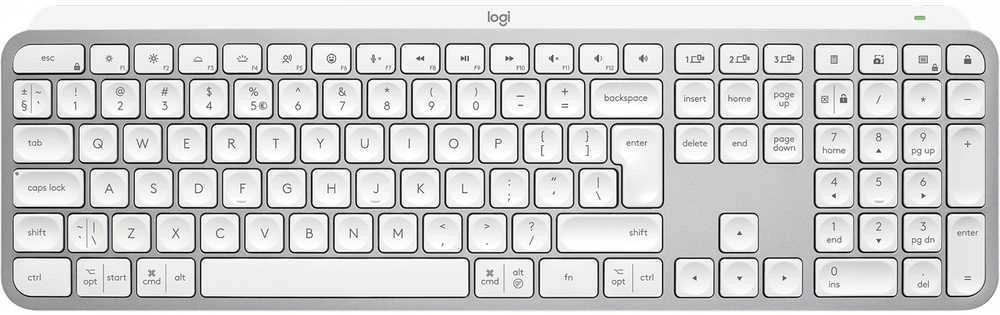 Belaidė klaviatūra Logitech MX Keys S, Išdėstymas: US (Qwerty)