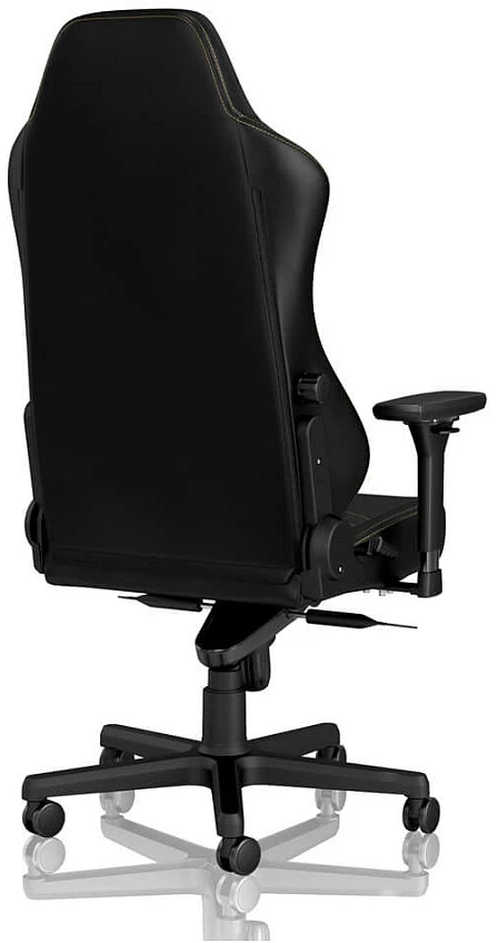 Žaidimų kėdė Noblechairs HERO PU-Leather Gaming Chair, Juoda-auksinė