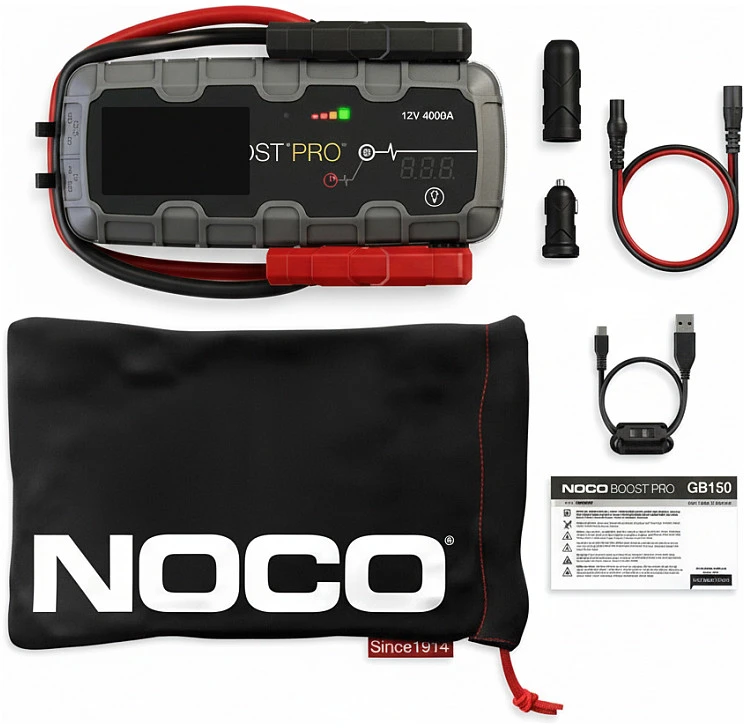 Akumuliatorius - NOCO GB150 Boost 12V 3000A Šuolio Starteris