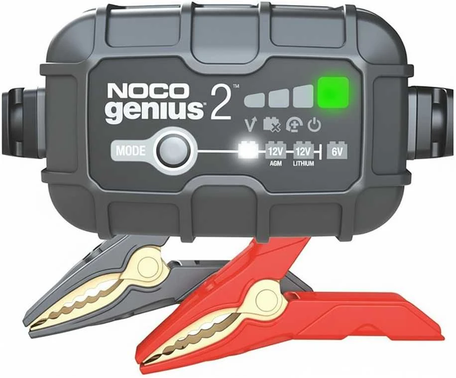 NOCO GENIUS2EU 2A akumuliatoriaus įkroviklis 6V ir 12V, palaikytojas ir desulfatorius