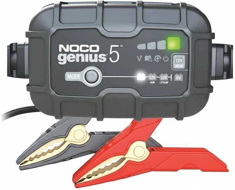 Akumuliatorių Įkroviklis - NOCO Genius5 5A, 6V/12V su Priežiūros Funkcija
