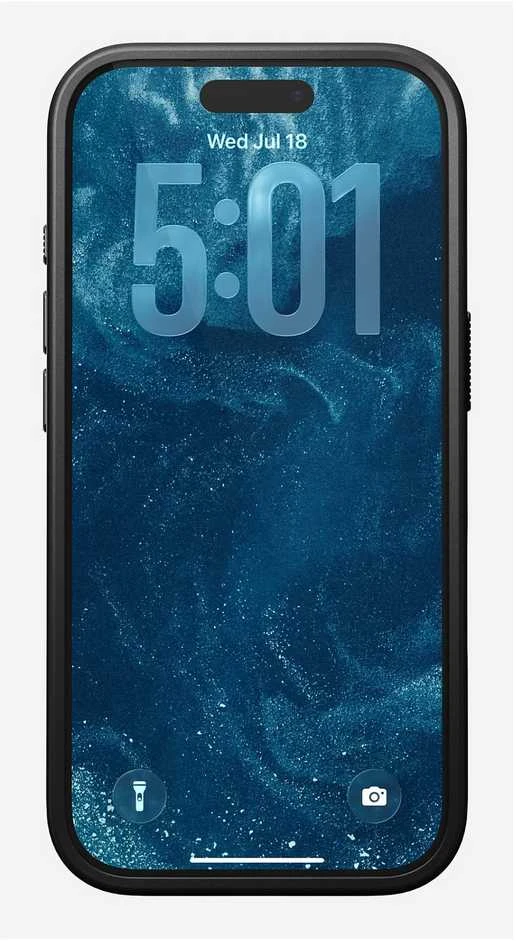 Dėklas Nomad Modern Odinis dėklas, burgundy (Horween) - iPhone 17 Pro