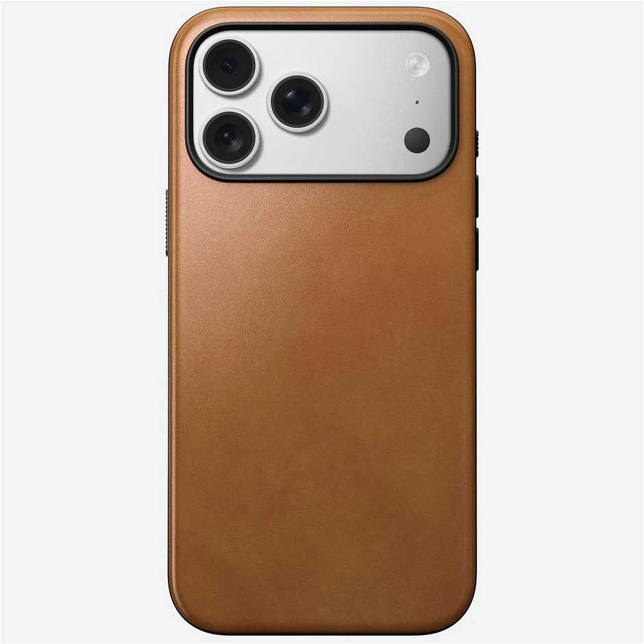 Nomad Modern Odinis dėklas, english tan - iPhone 17 Pro Max