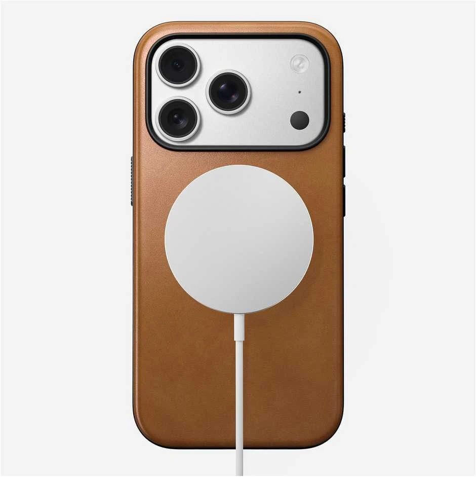 Dėklas Nomad Modern Odinis dėklas, english tan - iPhone 17 Pro