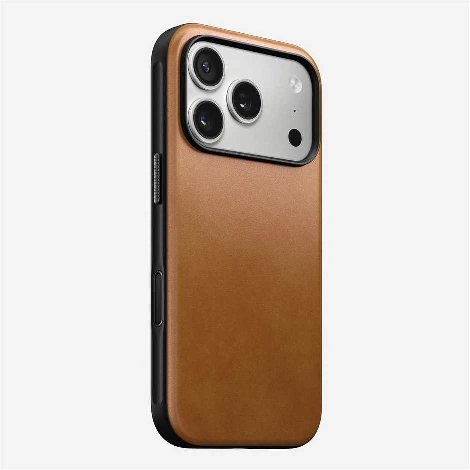 Dėklas Nomad Modern Odinis dėklas, english tan - iPhone 17 Pro
