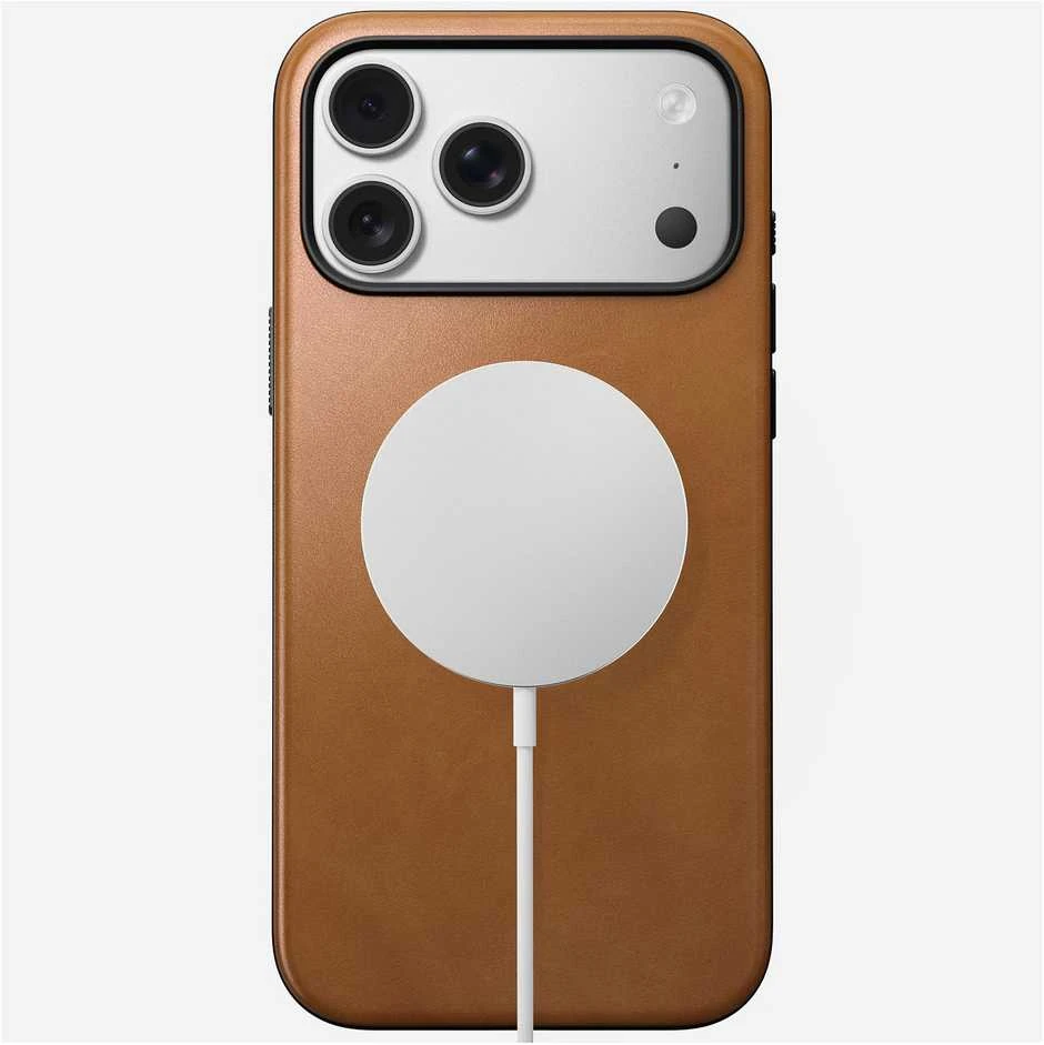 Nomad Modern Odinis dėklas, english tan - iPhone 17 Pro Max