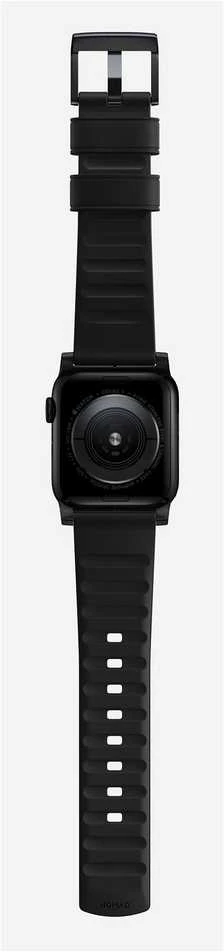 Išmaniojo laikrodžio Apple odinis dirželis, Juodos spalvos, 42/44mm