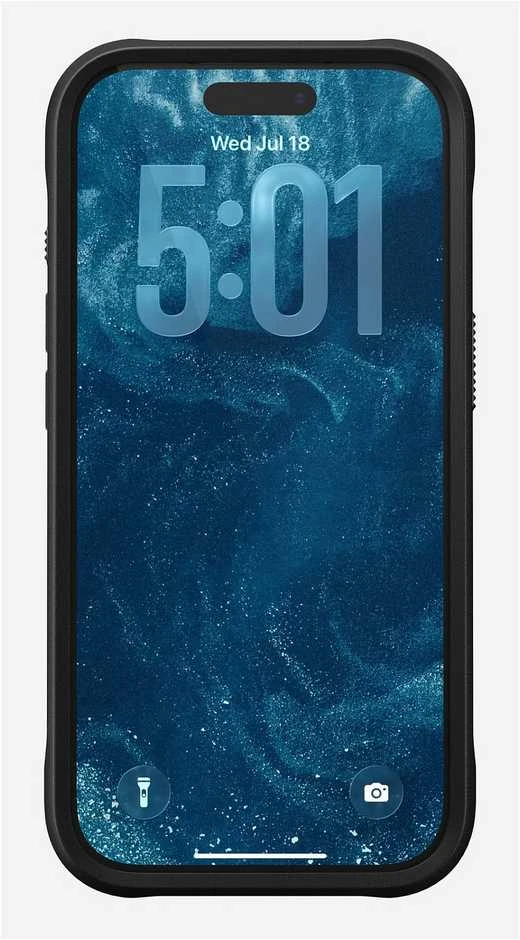Dėklas Nomad Rugged Odinis dėklas, rustic ruda (Horween) - iPhone 17 Pro