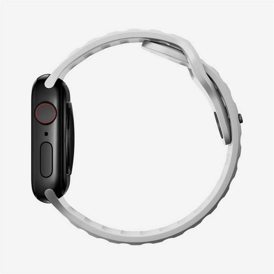 Apyrankė Nomad Sport Strap S/M, pilkas - Apple Watch 42mm/41mm/40mm/38mm