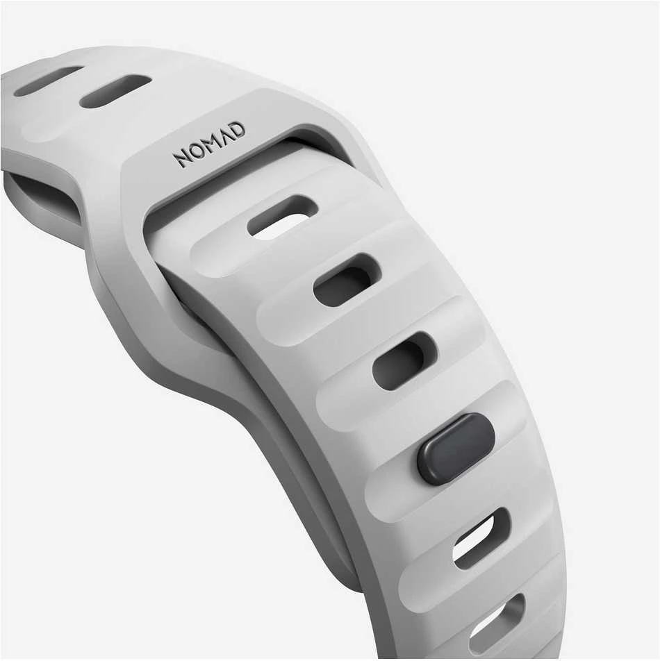 Apyrankė Nomad Sport Strap S/M, pilkas - Apple Watch 42mm/41mm/40mm/38mm
