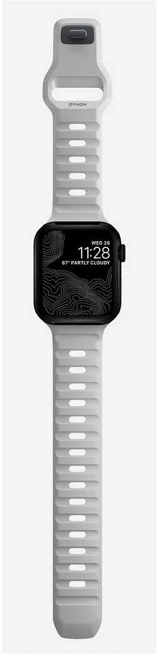 Apyrankė Nomad Sport Strap M/L, pilkas - Apple Watch 49mm/46mm/45mm/44mm/42mm