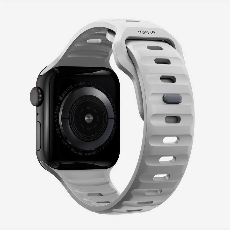Apyrankė Nomad Sport Strap M/L, pilkas - Apple Watch 49mm/46mm/45mm/44mm/42mm