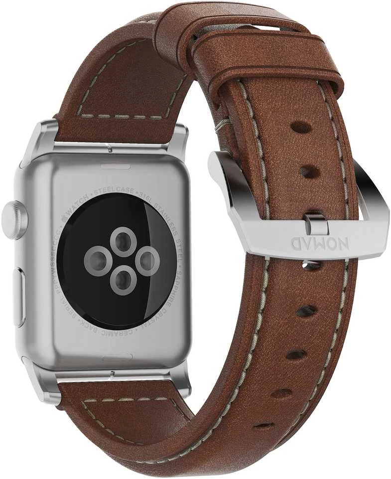 Nomad Traditional Band, sidabrinis/ruda - AW Ultra 2/1 (49mm) 9/8/7 (45mm)/6/SE/5/4 (44mm)/3/2/1 (42mm)