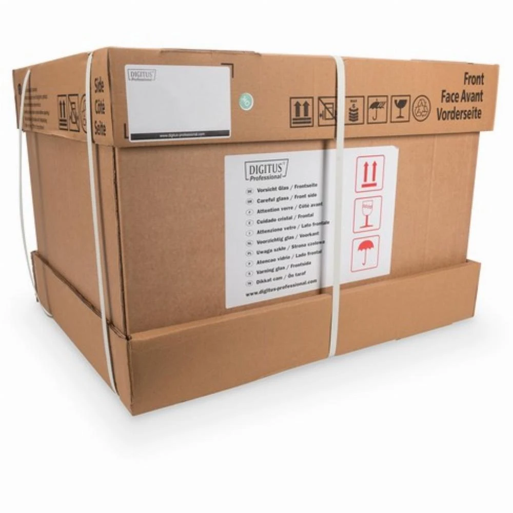 Digitus Sieninė spintelė, unikali serija | DN-19 16U-6/6-SW | 82 x 60 x 60 cm | Juodas