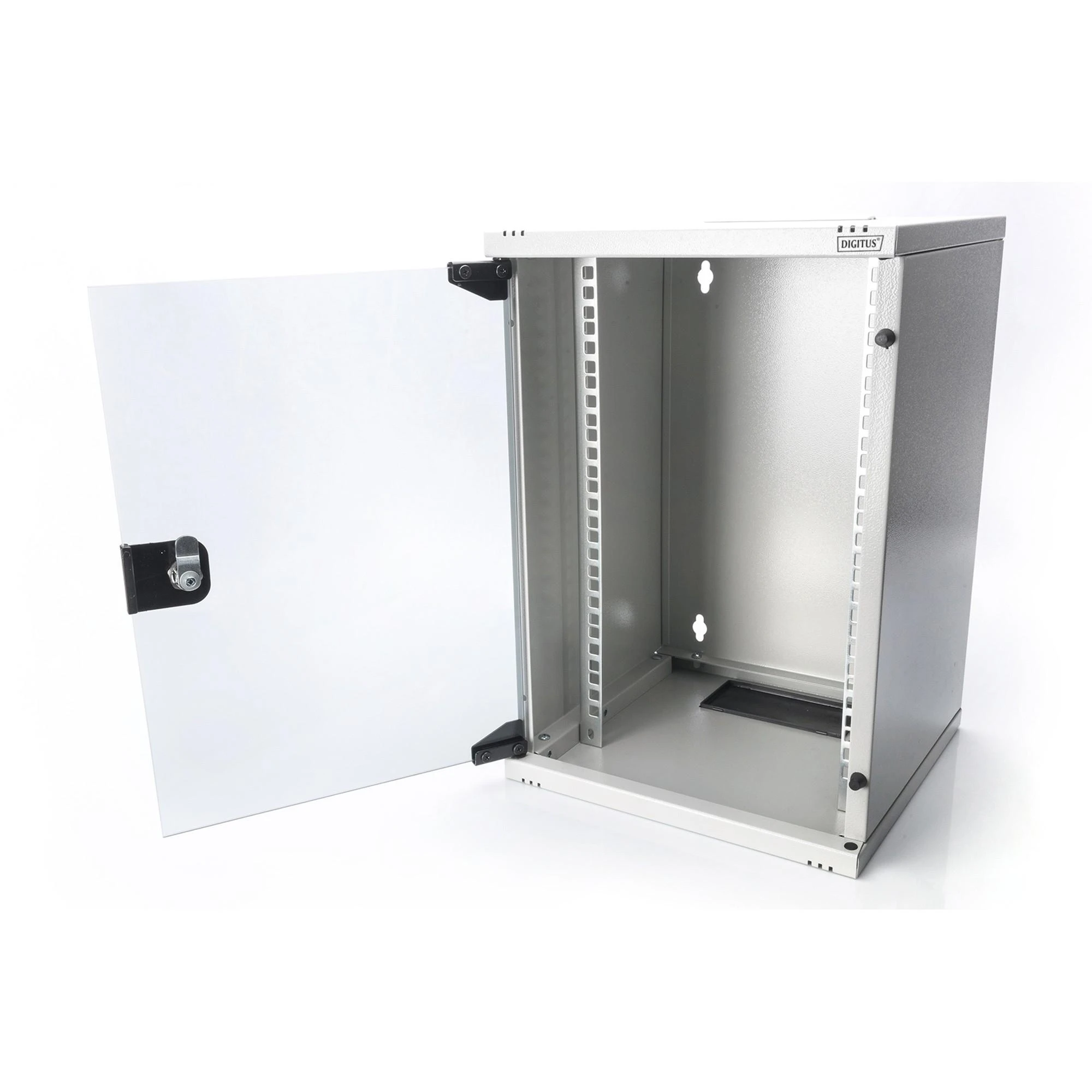 „Digitus“ prie sienos montuojamas korpusas 254 mm (10 colių) | DN-10-09U | 31,2 x 30 cm | Pilkas
