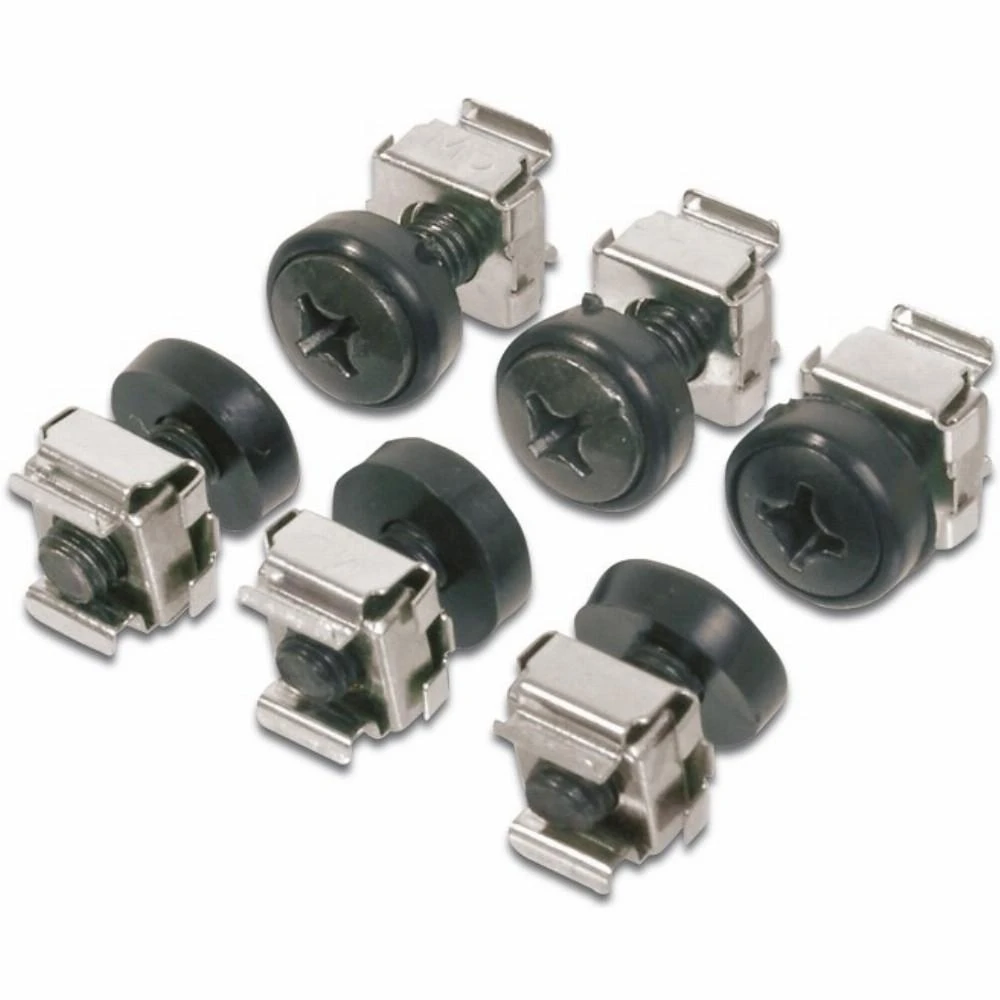 „Digitus“ tvirtinimo rinkinys 483 mm (19 colių) ir 254 mm (10 colių) komponentams, M6, 50 vnt. | DN-19 RINKINYS