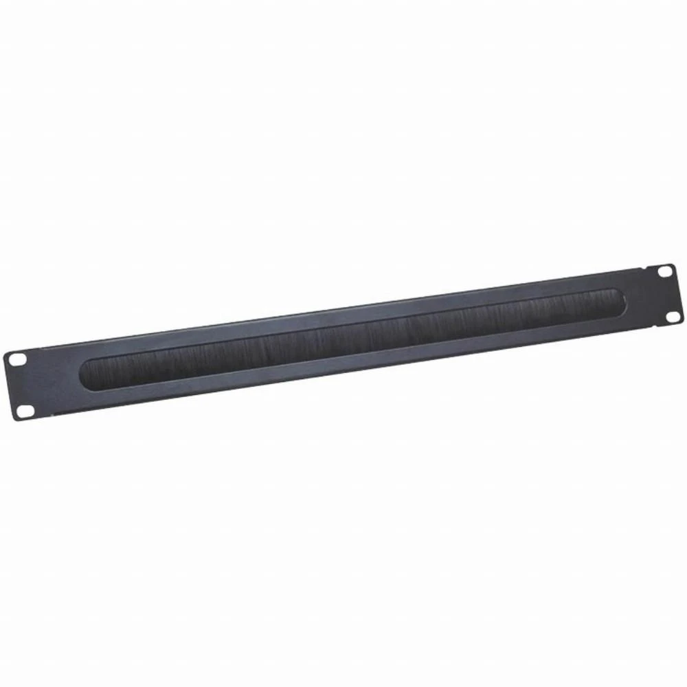 LogiLink 19" Kabeldurchführung Logilink 1U mit Bürsteneinsatz, schw. - ORCEB1B