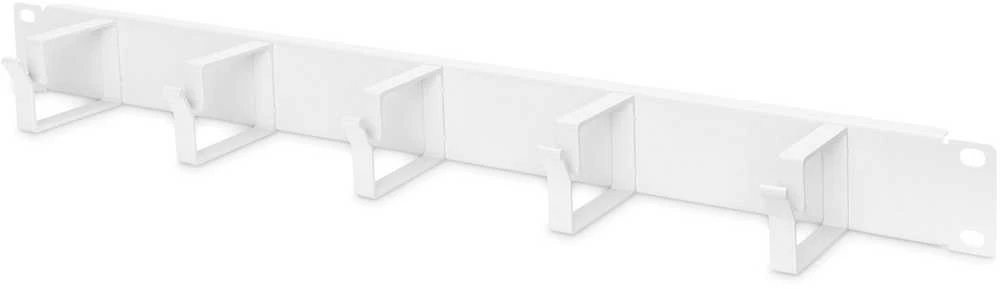 Assmann Electronic DIGITUS kabelių valdymo skydelis 19 colių 1U 5x žiedai 40x60mm pilkas RAL7035